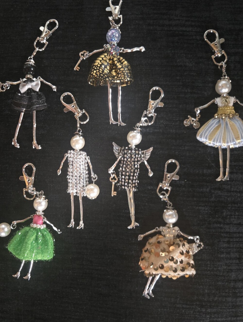 (2/$29) Glamour Girl❤️BAG CHARM/ KEY CHAINS🔥NWT